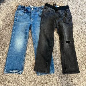 Old Navy Black and Blue Denim Jeans Collection